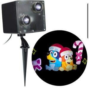Bluey Bingo Lightshow Projection Swirling Storm Holiday Christmas Projector